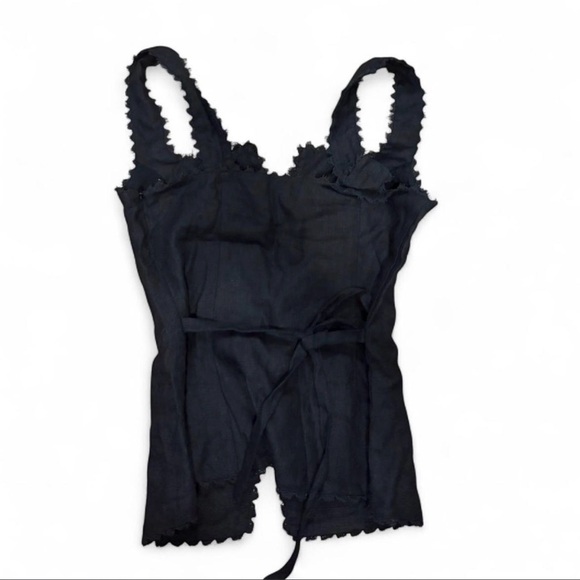 Reformation Button-Front Corset Top - Picture 2 of 3